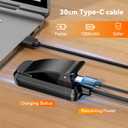 Rechargeable 20 LED Book Light for Reading in Bed, Eye Caring 3 Color Temperatures, Adjustable Brightness, Durable & Lightweight ABS Design, Clip On Reading Lamp for Study/Travel,Gifts for Adults