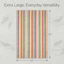 Urban Villa Kitchen Towels Harvest Stripes Dish Towels Set of 6 20" X30 100% Cotton Highly Absorbent Quick Drying Dish Cloths & Dish Towels Thanksgiving Fall Tea Towels with Hanging Loop Towels