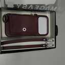 MAGEASY Pouch MagSafe Wallet Case for iPhone 17 Pro Max, Detachable Magnetic Crossbody Case with Strap Adjustable, Drop Protection Leather Purse Case, RFID Blocking Card Holder Coin Pocket (Burgundy)