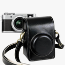 Protective Camera Case Compatible with Ricoh GR III GR IV, Custom Fit PU Leather Bag with Adjustable Shoulder Strap, Compact Carrying Storage, Ideal for Photographers (Black)