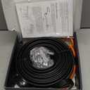 99.9FT Water Pipe Heat Cable for Pipe Freeze Protection, Pipe Heating Cable for Metal And Plastic Home Pipes, Energy-Saving Heat Trace Cable Keeps Water Flowing, 120V 5W/ft