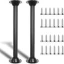 Podoy - RV Table Legs with Base Mount Rust-Resistant RV Table Base Mount Kit, Stable RV Tables Support Legs for Camper2pc, 29 inch