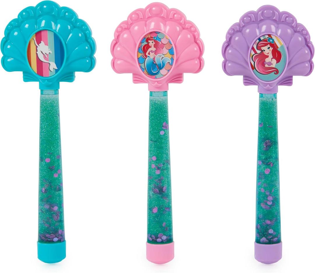 SwimWays Disney Princess Ariel Glitter Dive Wands Diving Toys 3 Pack, Bath Toys and Pool Party Supplies for Kids Ages 5 and Up