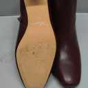 Amazon Essentials Women's Clean Heel Ankle Boots with Side Zipper, Memory Foam Insole 6,5