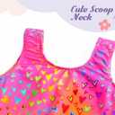 Girls Swimsuits Sleeveless Skirted Size 2-12 Years Old | UPF 50+ Sun Protection, Kids One Piece Swimwear, Bathing Suit Summer Swim Dress