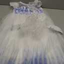 Hulaha Girls Elsa Costume Light Up Princess Costume Kids Halloween Party Led Dress 5-6Years