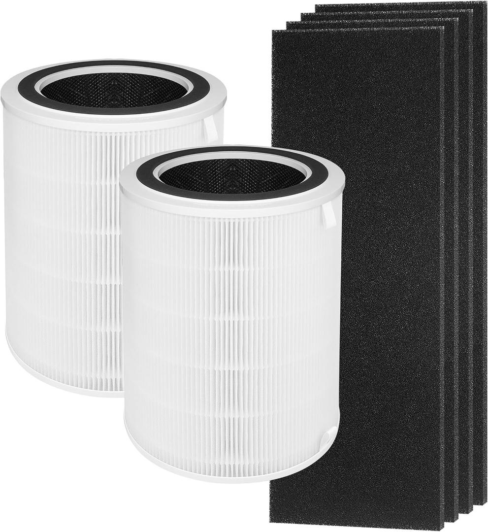 G300S Replacement Filter Compatible with Ganiza G300S /Proscenic A9/ Probreeze PB-P07 Air Purifiers, Also Compatible with Insignia NS-APMWH2 BLITZHOME BH-AP450 TOnEnergy