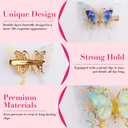 2 x 12PCS Colorful Butterfly Hair Clips for Women and Girls, Cute Fairy Hair Accessories Small Butterfly Clips for Themed Party, Prom, Birthday, Wedding and Back to School