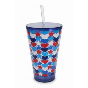 LUUM GLO&GO LED 18OZ TUMBLER HEART