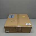 KCO Lighting Round Large LED Flush Mount Ceiling Light Yellow Ribbed Glass Flush Mount Light Mid Century Modern Bedroom Ceiling Lamp Unique Entryway Ceiling Light Fixtures