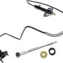 Clutch Master and Slave Cylinder Assembly Replacement for 1997-2002 Jeep Wrangler 2.5L 4.0L CC649041 136.67719 52107652AB