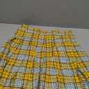 WDIRARA womens Soft (X-Large, Yellow Plaid)
