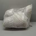 NOONTIDE Reading Pillow with Top Handle,Uniquely Designed Soft Fabric, Ergonomic Back Support for Bed,Cover Washable Sit up Pillow,Watching TV/Gaming/Relaxing(White) (Large)