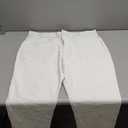 Mens Classic Fit Golf Pants Stretch Dress Pants 30''/32''/34'' Lightweight Casual Suit Pants with Pockets (36W x 30L, White)