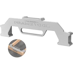 Framing Tools,16 Inch On-Center Stud Layout Tool,100% Cast Aluminum Framing Spacing Tool,Premium Wall Stud Framing Tool,Precision Measurement Jig Tool For Framing Wall, 1 Pack