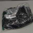 Bsubseach Womens Cotton Harem Pants Elastic Waist Baggy Pant Drawstring Balloon Trouser Loose Beach Pants with Pockets (Large, Black)