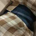 KingCamp Double Sleeping Bag for Adults, Queen Size 2 Person XXL Flannel Sleeping Bag, Waterproof Lightweight Flannel Quilt with 2 Pillows, Perfect for Couples Family Camping Hiking