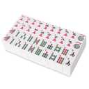 1.2” American Mahjong Tiles, 166 American Mahjong Tiles with White Color (Tiles Only, No Dice and Other Accessories)