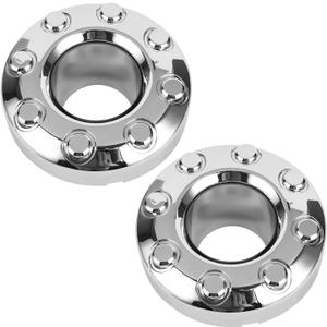 Replacement for Dually Front 4x4 Open Wheel Center Hub Cap Hubcap 2005-2018 Ford F350 F-350 Dually Pickup Truck DRW 5C3Z1130TA (Pack of 2)