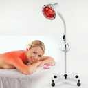 Infrared Heat Lamp, 275W Red Light Therapy Lamp - Near Infrared Heat Lamp with Adjustable Stand, Neck Shoulder Back Muscle Relaxation, Home Use