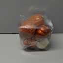 Artgar Pumpkin Decor, 8 PCS Halloween Pumpkin, Metal Cracked Design Foam Pumpkins for Halloween Thanksgiving Fall Home Table Indoor Outdoor Decorations