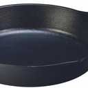 Lodge Seasoned Cast Iron Skillet - 12 Inch Ergonomic Frying Pan with Assist Handle, black