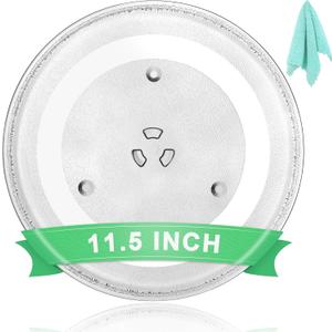 11.5" Universal Microwave Plate Replacement Glass Turntable| Fits LG, GE, Panasonic, Frigidaire, Farberware & More 11.5" Universal Microwave Plate Replacement Glass Turntable| Fits LG, GE, Panasonic, Frigidaire, Farberware & More