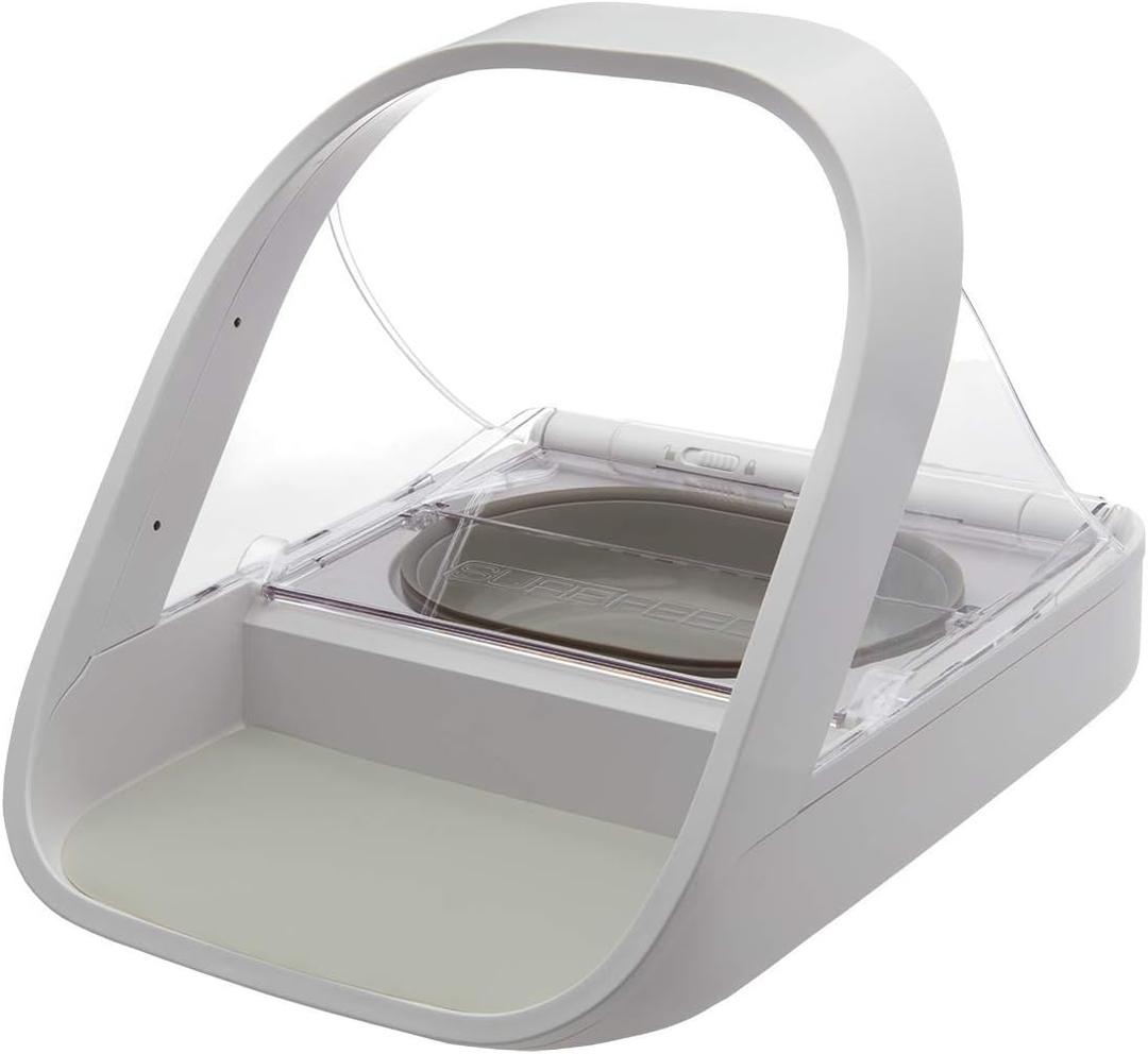 Sure Petcare -SureFlap - SureFeed - Microchip Pet Feeder - Selective-Automatic Pet Feeder Makes Meal Times Stress-Free, Suitable for Both Wet and Dry Food - MPF001, Standard