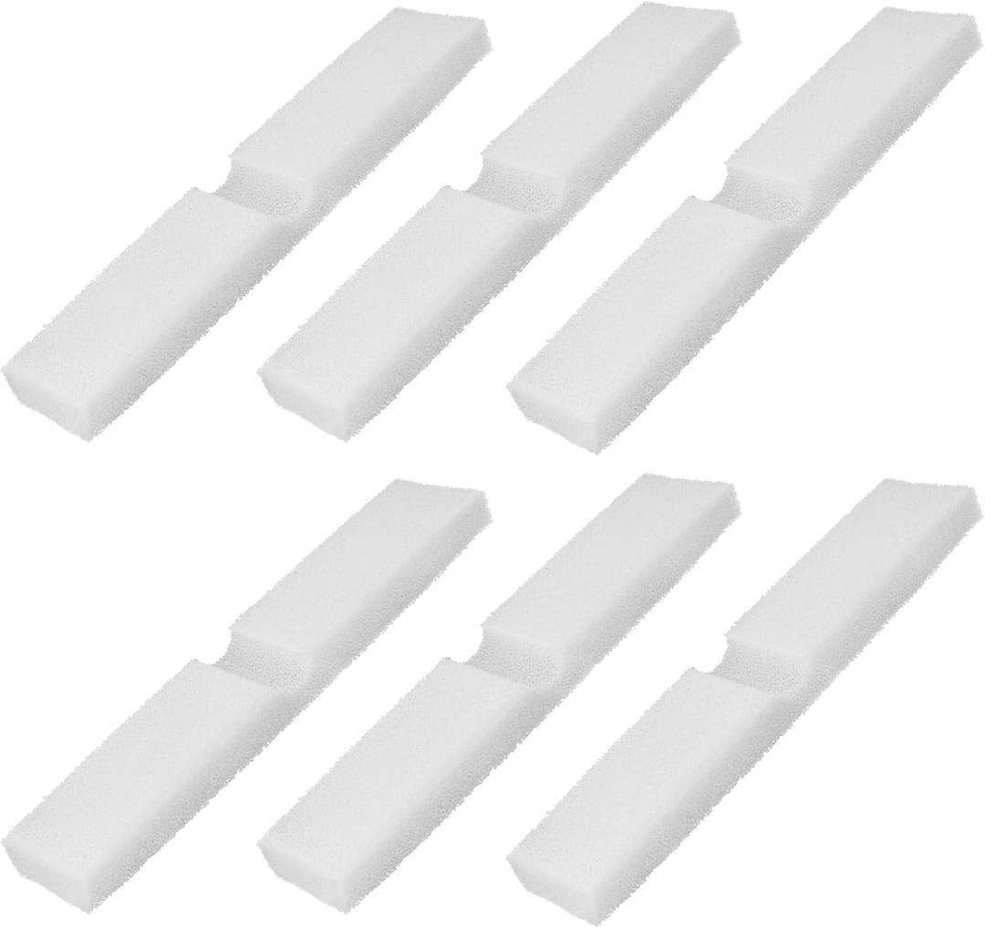 Foam Filter Pads for Fluval FX4, FX5, FX6 Canister Filter, Aquarium Filter Foam Block Pad, Bio Sponge Pads for Enhanced Mechanical and Biological Filtration in Freshwater and Marine Fish Tanks,6 Pack