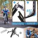 Tayizoo Training Wheels for Bike,Compatible for Bikes of 12/14/16/18/20 Inch,Flash Mute Wheel,1 Pair,Black