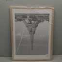 upsimples 18x24 Picture Frame, Display Pictures 16x20 with Mat or 18 x 24 Without, Wall Hanging Poster Frames, Natural, 1 Pack