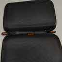 Shockproof Hard Shell Carrying Case for GPS, External Hard Drive, Power Bank, Charger, Cable, Heart Monitor, Cell Phone, Electronic Accessories - Larger Capacity Storage Pouch Travel Bag (Black)