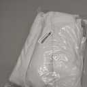 20FTx12FT White Wrinkle-Free Wedding Backdrop Curtain -Silky Washable White Polyester Drapes for Baby Showers, Birthday Parties, Photography, and Wedding Receptions-4 Panels 5FTx12FT