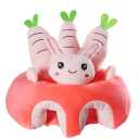 KAKIBLIN Baby Support Sofa, Baby Chairs for Sitting Up,Infant Sitting Chair Sofa Plush Baby Learning to Sit Chair Infant Seats for Sitting Up for 6-16 Months Baby Blue Elephant-1