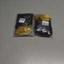 2 x JOJO FLY 50 Pcs 12 Inches Black and Gold Balloons, Gold Confetti Balloons, Gold Metallic Balloon, Hollywood, Birthday Party Decorations, Graduation Balloon Garland Arch Kit, New Years Eve Decorations