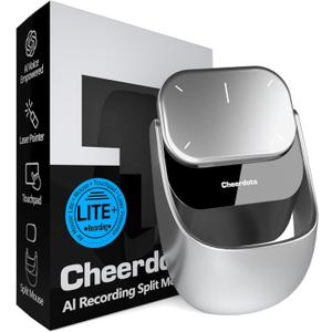 Cheerdots2 Recording Touchpad Bluetooth Mouse, Presentation Mode, Magnetic Detachable Design, Smart Software Control, Portable for Meetings & Work, Intelligent Audio Recording & Saving(Voice Record)