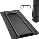 MABOZOO 0.5 Inch Walking Pad Mat, 55x24 Inch Non-Slip Treadmill Mat for Walking Pad, Treadmill, Bike, Exercise, Heavy Duty Workout Floor Protection for Carpet Floors(Black)