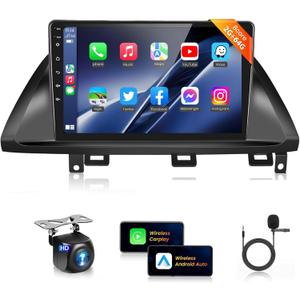 8Core 2G 64G Radio for Honda Odyssey 2005-2010 Car Stereo with Wireless CarPlay Android Auto DSP 36EQ 10.1 inch 1280x720P IPS Touchscreen Bluetooth 5.0 GPS WiFi FM RDS SWC Backup Camera 59UIs