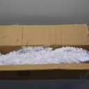 6 ft. Unlit Slim Pencil Artificial Christmas Tree with Metal Stand White