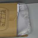 Yieach Clear Refrigerator Lazy Susan Turntable,11.9''x10.2'',Square Fridge Turntable Organizer,Large Rotating Fridge Tray for Kitchen,Countertop,Pantry,Cabinet,Jars and Condiment Organizer,Pack of 2