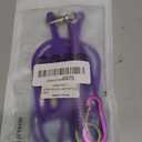 HOTEMIA Silicone Phone Lanyard Holder with Carabiner, Universal Phone Strap,Anti-Theft Phone Case with retractable tether (Purple)