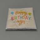 Pack of 2, 3D Popup Happy Birthday Cards - Musical Light Up Greeting Card - Balloons Gifts Cake Party - Includes Blank Card, White Mailing Envelope - Plays Happy Birthday Song - Kids Adults