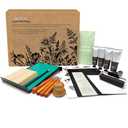 Xenolog Deluxe Block Printing kit - Premium lino Cutters, Linoleum Blocks for printmaking, Includes Printing Ink in 4 Colors, Brayer, baren, Basswood, Transfer Paper, Stencils, and Guide - Ideal Gift