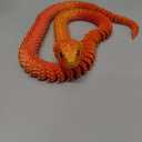 24in 3D Printed Snake Toys, Flexible 3D Printed Animal, Fidget ADHD Snake Toys, Perfect Desk Pet for Animal Collectors, Easter Basket Essentials, Easter Basket Stuffers