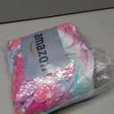 Girls Unicorn Onesie Hooded Animal Costume for Girls (7-8 Years, Oblique Stripe Starry Pink)