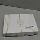 Under Eye Red Light Therapy Device, Red Light Therapy Glasses,Red 650 NM,Red Light Eye Mask for The Treatment of Eye Bags,Dark Circles,Puffiness periorbital for Treating Acne (White）