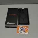 CANSHN Magnetic Compatible with iPhone 13 Pro Case, Upgraded [Full Camera Protection] [Compatible with Magsafe] [Translucent Matte] Shockproof Protective Phone Case Cover 6.1 Inch - Black