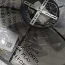 VOLISUN Low Profile Ceiling Fan with Light and Remote, 23.6in Flush Mount, Dimmable LED Fan Light, Bladeless for Bedroom (Black)