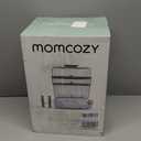 Momcozy 3 Layers Large Bottle Sterilizer and Dryer, Fast Sterilize and Dry, Universal Bottle Sterilizer for All Bottles & Breast Pump Accessories, Touch Screen & Auto-Off Bottle Sanitizer (Green)