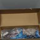 Cordless Belt Sander for Makita 18V Battery(NOT Included), 1/2" x 18" Power Detail Sander 6-Speed, All Angle Grinder Mini Belt Sanders, with 10 Sanding Belts for Wood, Metal, Plastic